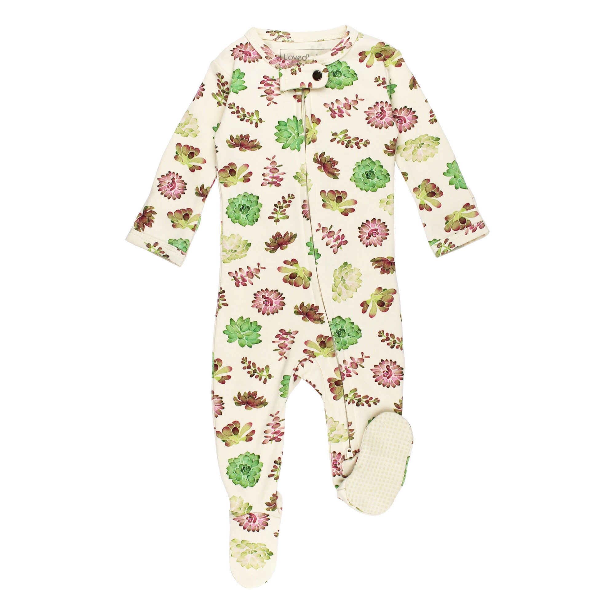 Organic Zipper Footie