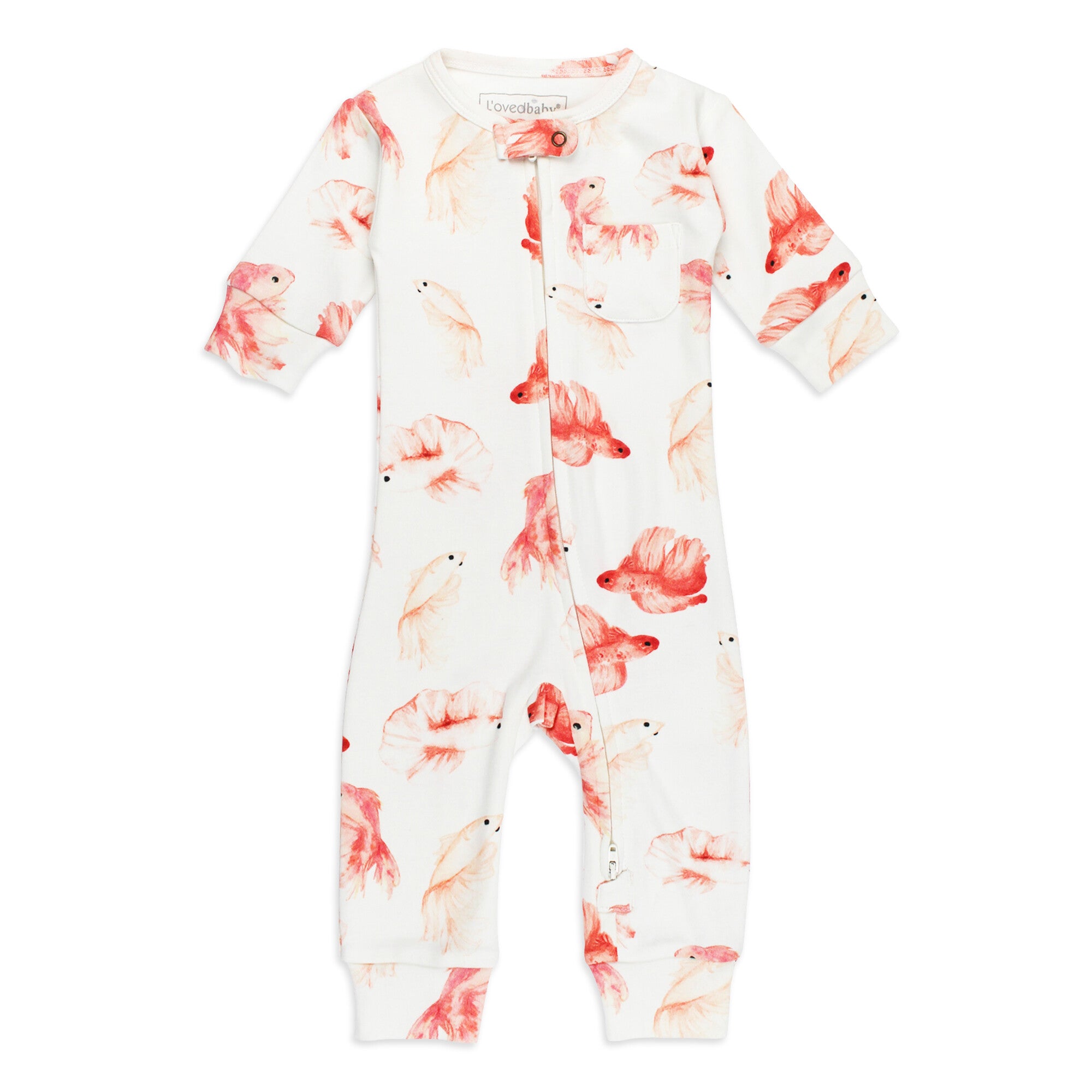 Zipper Romper- Fishing Things main image 1