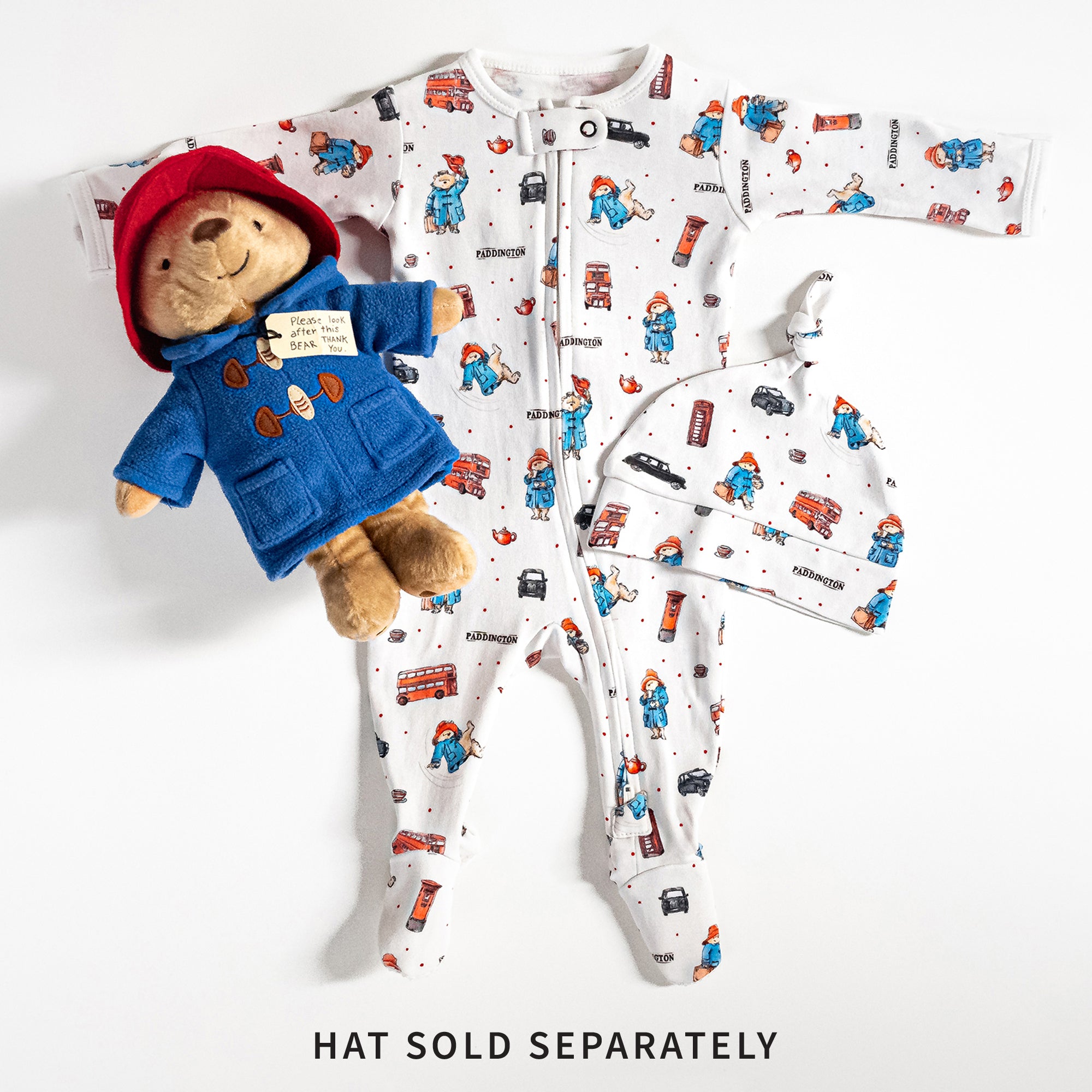 London Paddington™ | Zipper Footie & Bear Bundle – L'ovedbaby