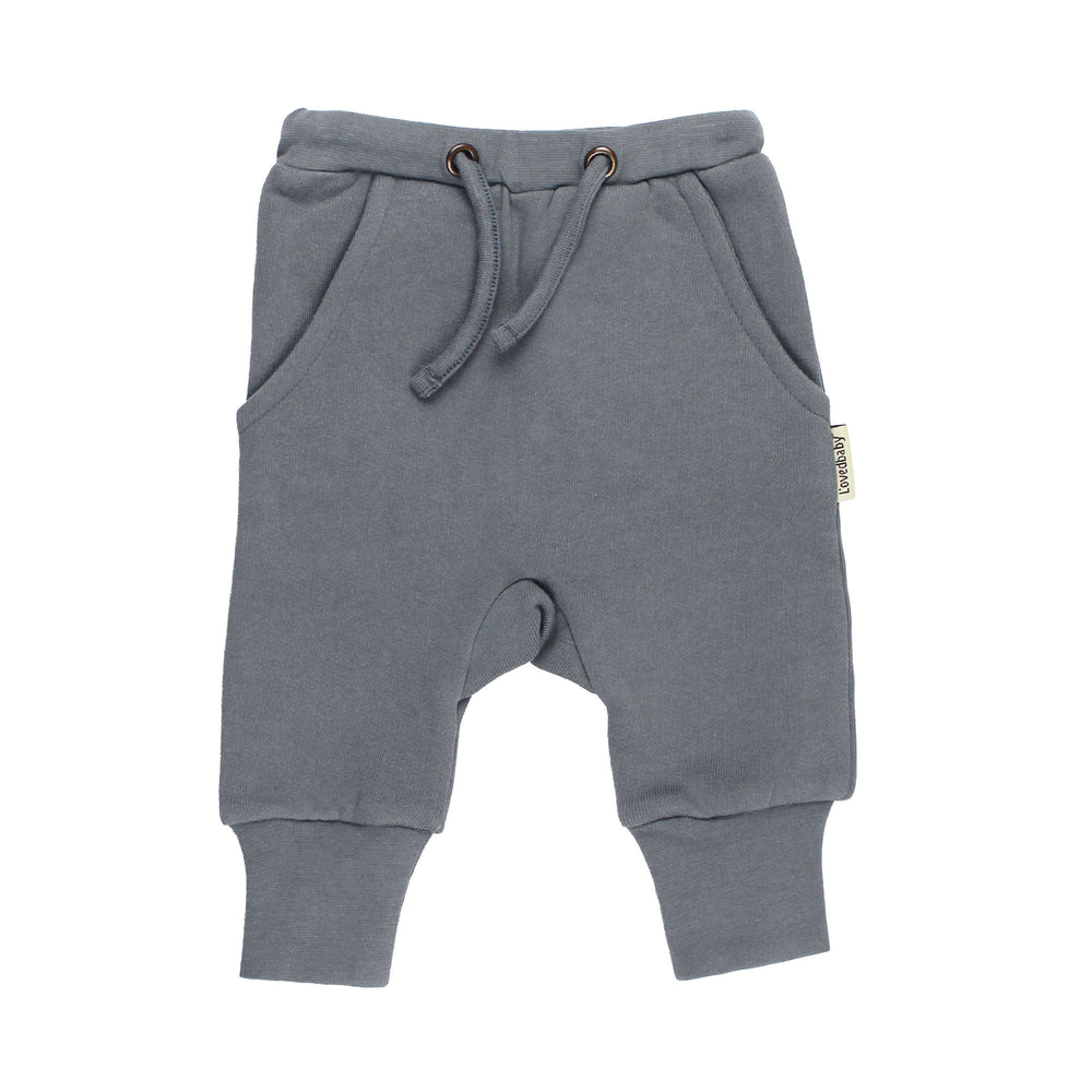 Kids' Cozy Fleece Jogger in Moonstone.