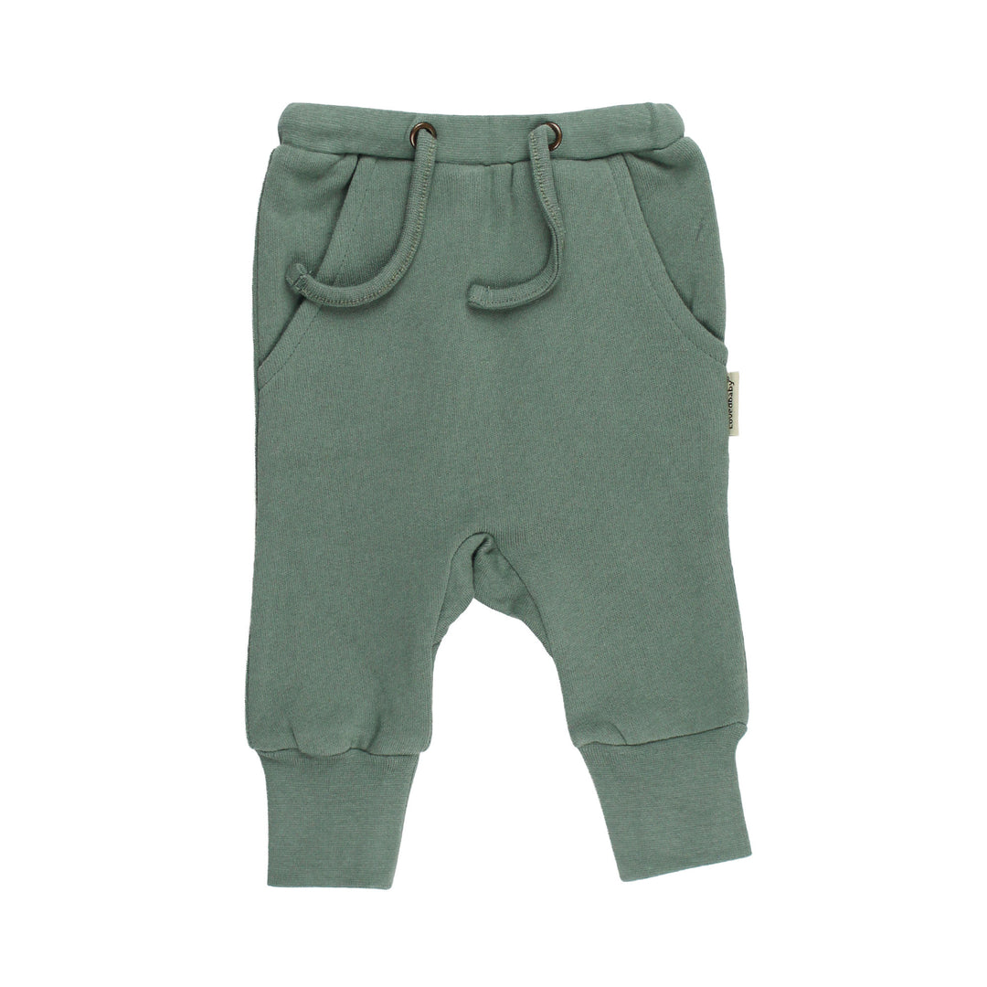 Cozy Fleece Jogger in Jade.