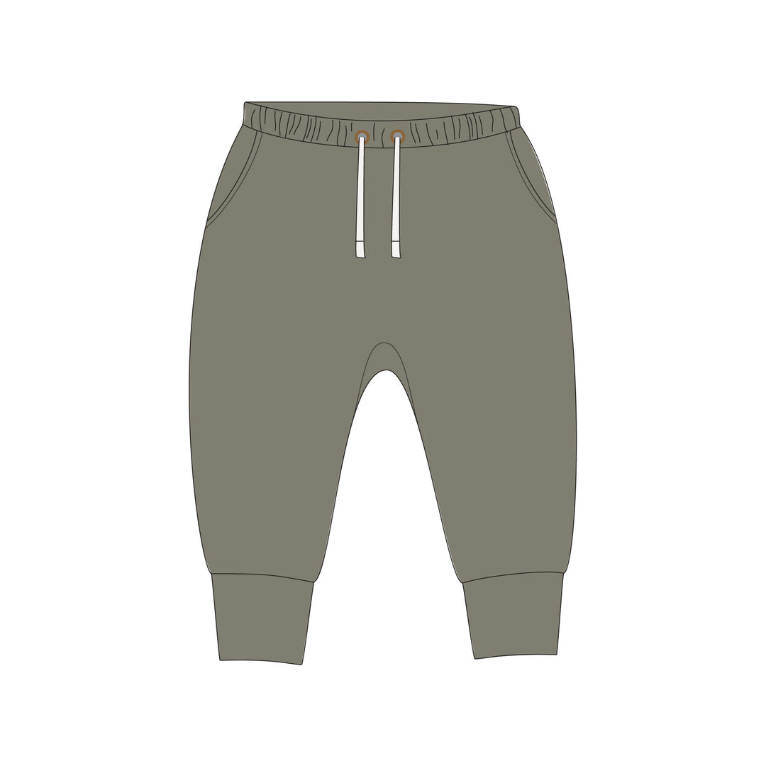 Cozy Fleece Jogger in Meadow.