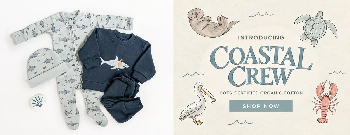 Introducing Coastal Crew - GOTS-certified Organic Cotton - Shop Now!