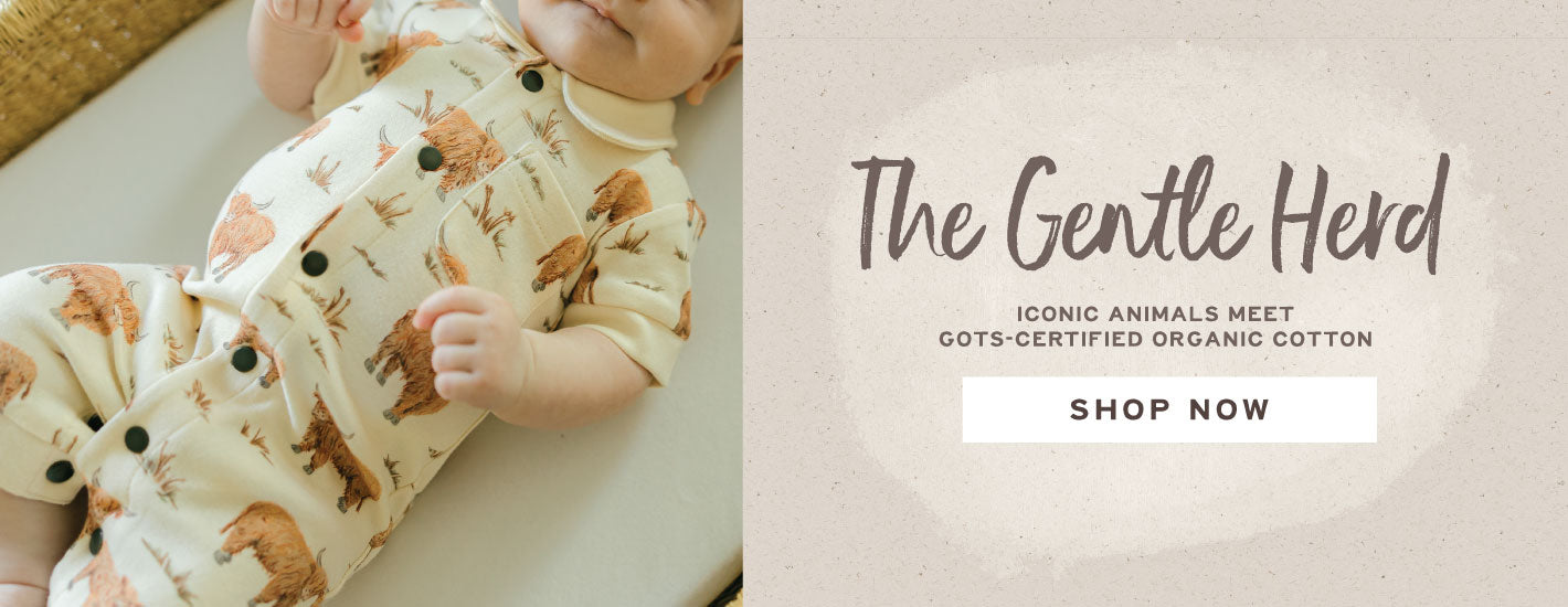 The Gentle Herd - Iconic Animals Meet GOTS-Certified Organic Cotton - Shop Now