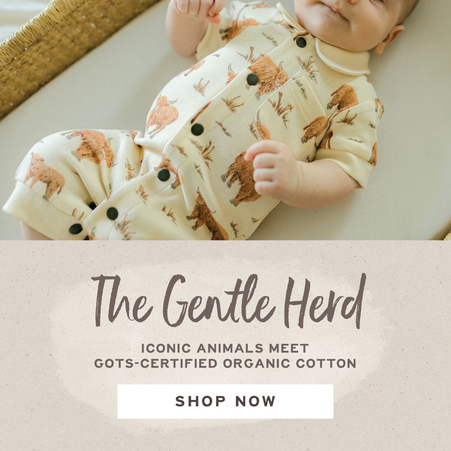 The Gentle Herd - Iconic Animals Meet GOTS-Certified Organic Cotton - Shop Now