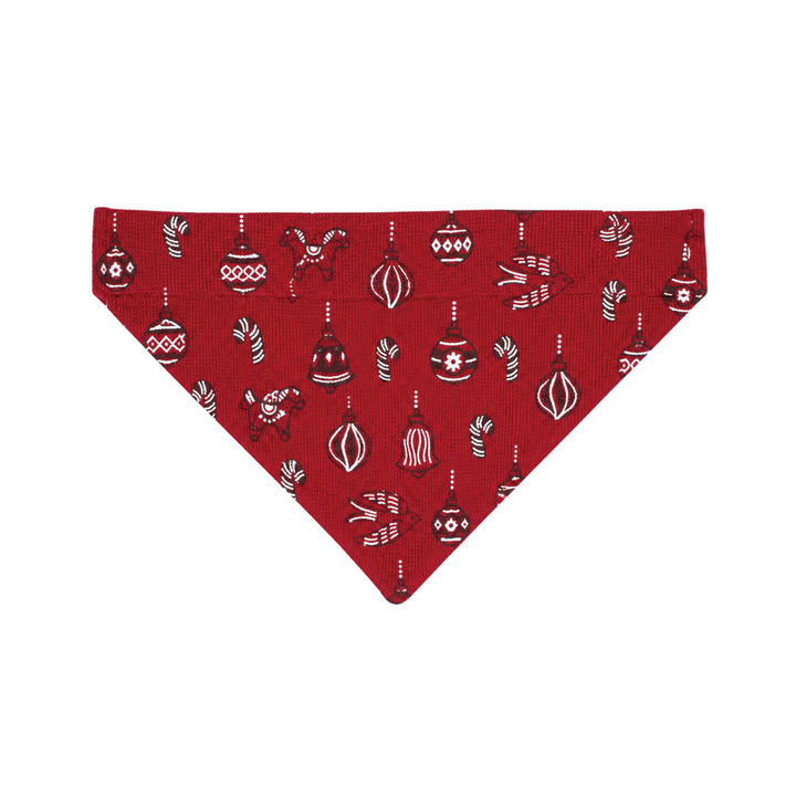 Holiday Thermal Pet Bandana in Ornamini.