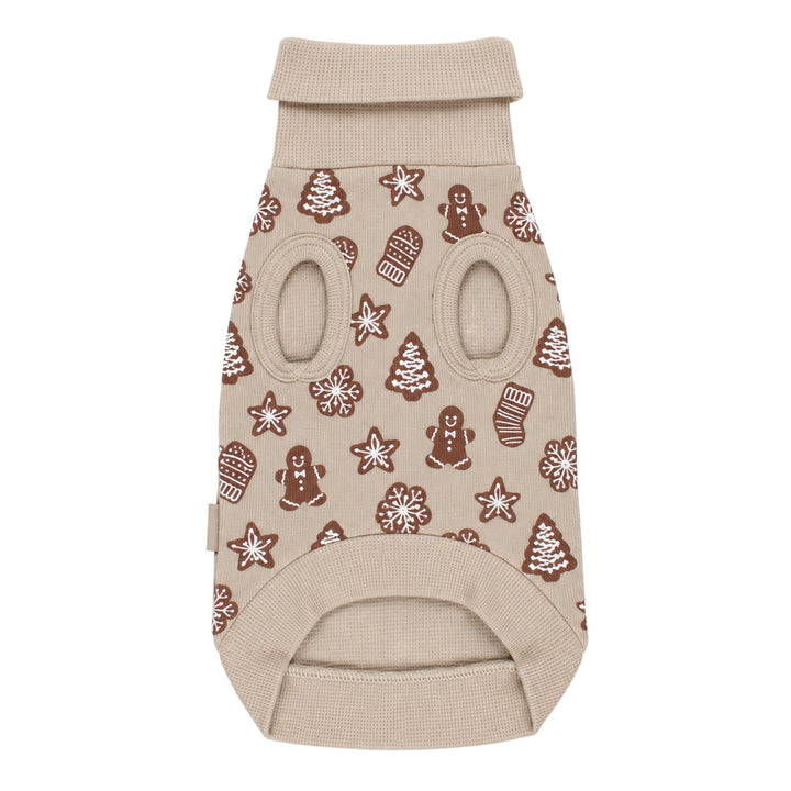 Holiday Dog Sweater in Ginger Glow.