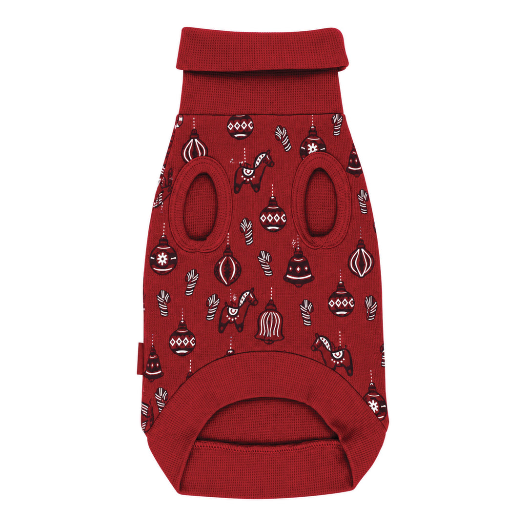 Holiday Dog Sweater in Ornamini.