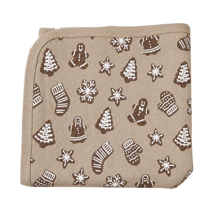 Holiday Thermal Blanket in Ginger Glow.