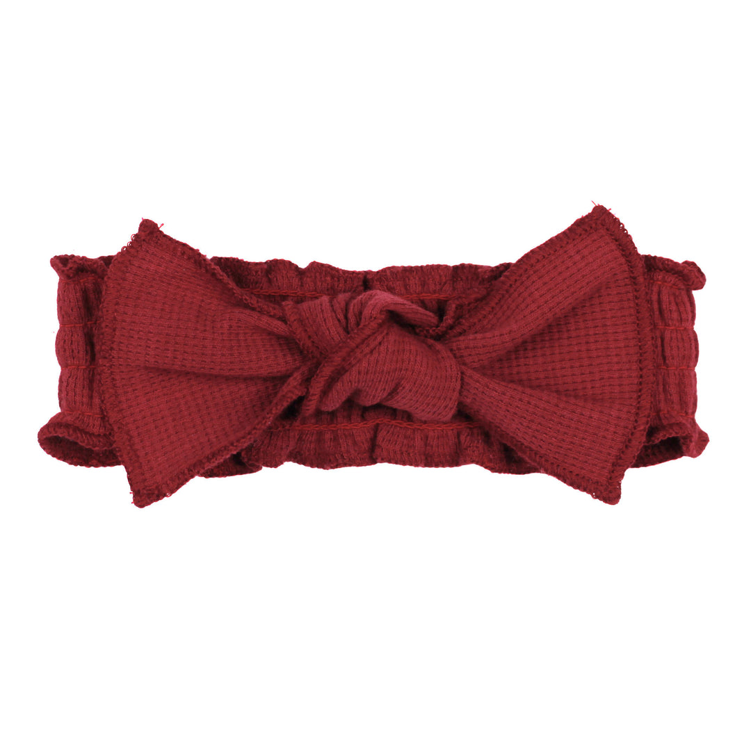 Holiday Thermal Smocked Headband in Ornamini.