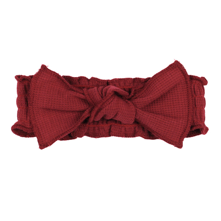 Holiday Thermal Smocked Headband in Ornamini.