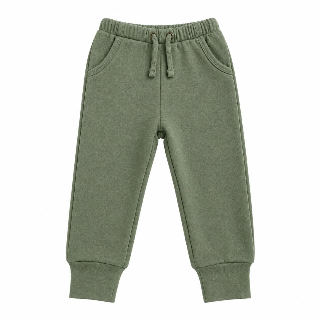 Kids' Cozy Fleece Jogger in Meadow.