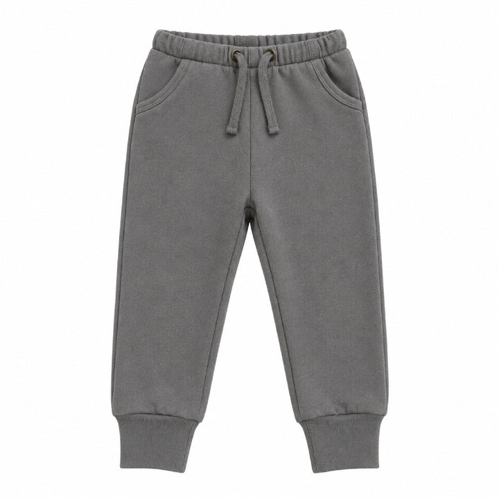Kids' Cozy Fleece Jogger in Moonstone.