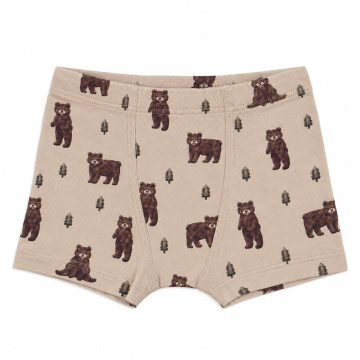 Organic Potty-Training Boxers in Black Bear.