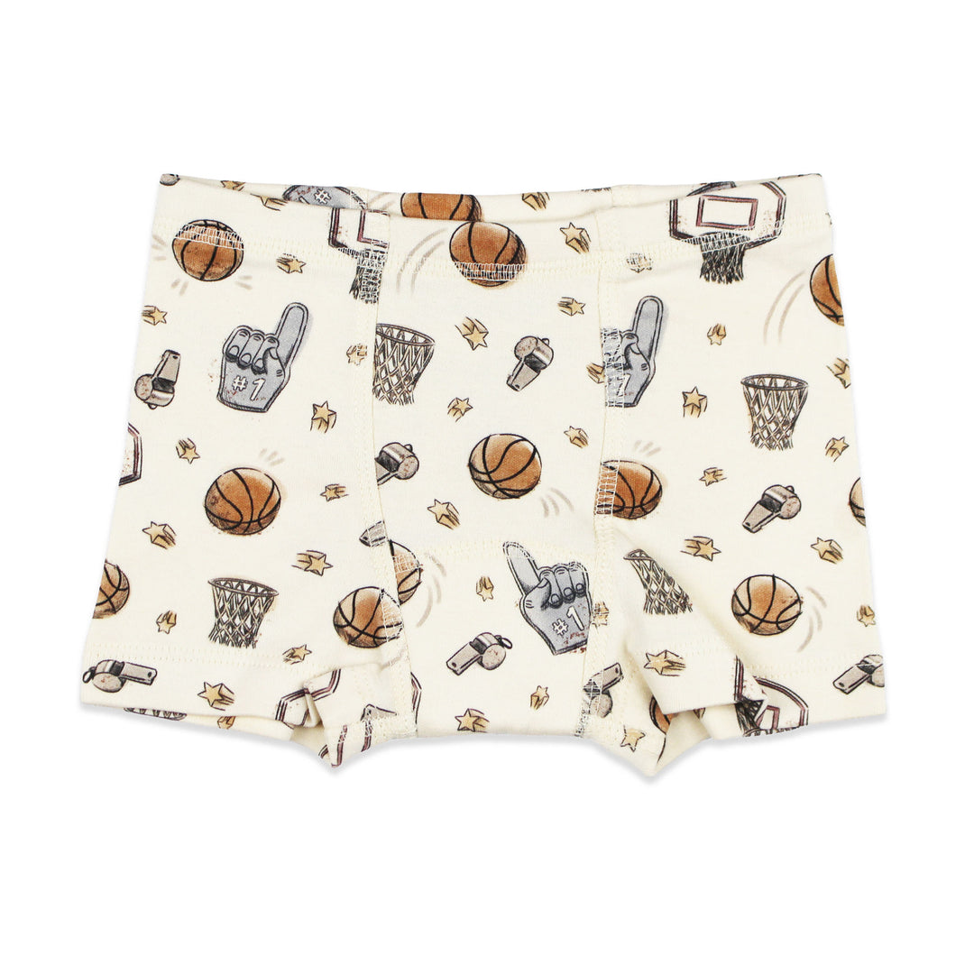 Organic Potty-Training Boxers in Hoops.