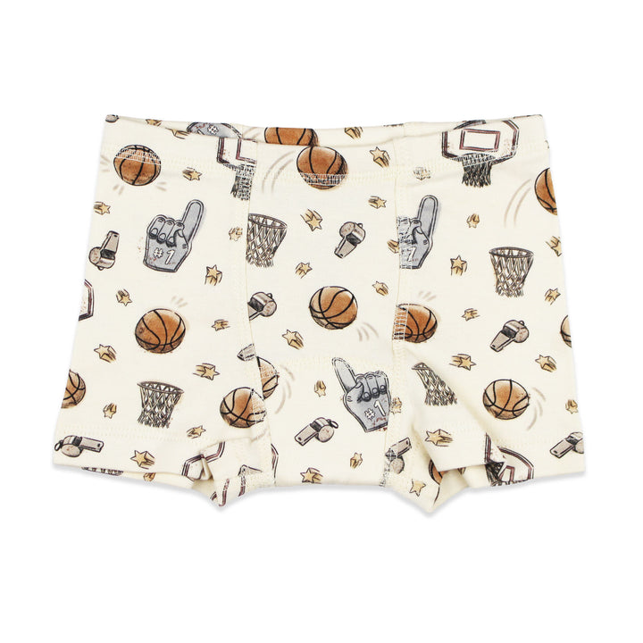 Organic Potty-Training Boxers in Hoops.