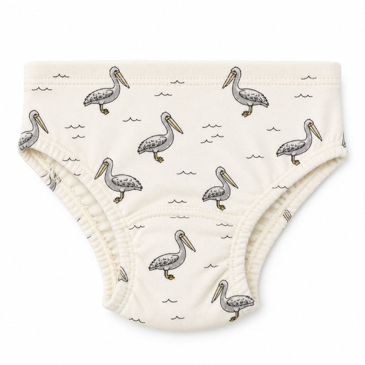 Organic Potty-Training Briefs in Pelican.