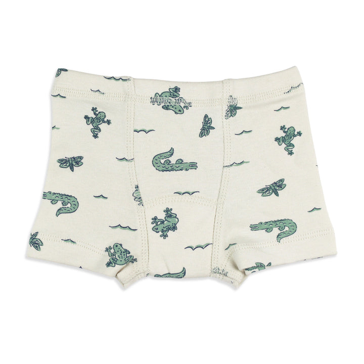 Organic Potty-Training Boxers in Alligator.