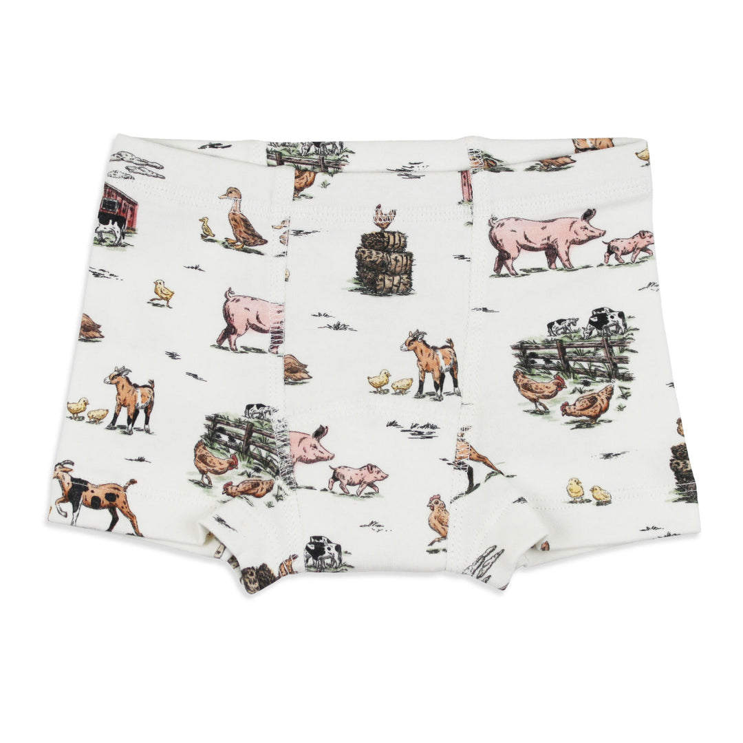 Organic Potty-Training Boxers in Farm Friends.