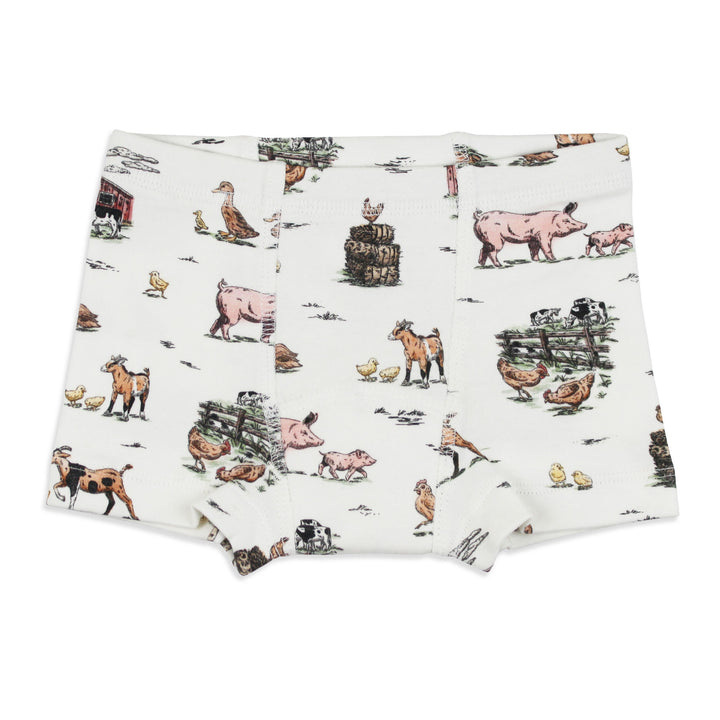 Organic Potty-Training Boxers in Farm Friends.