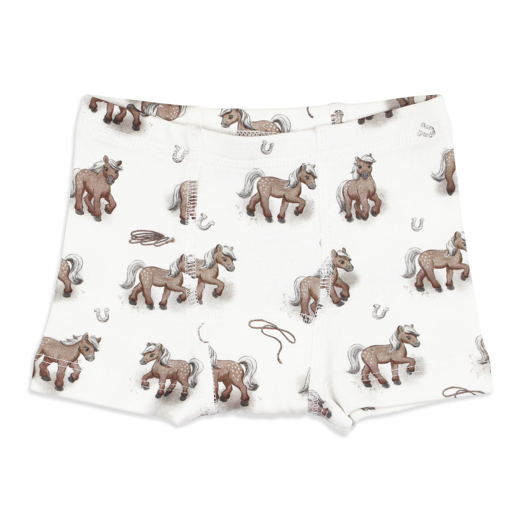 Organic Potty-Training Boxers in Little Lasso.