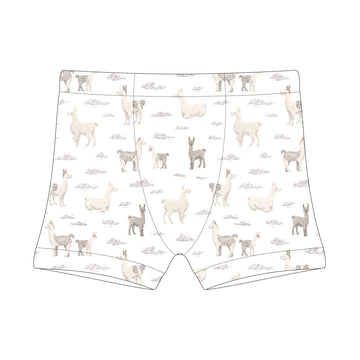 Organic Potty-Training Boxers in Llama.
