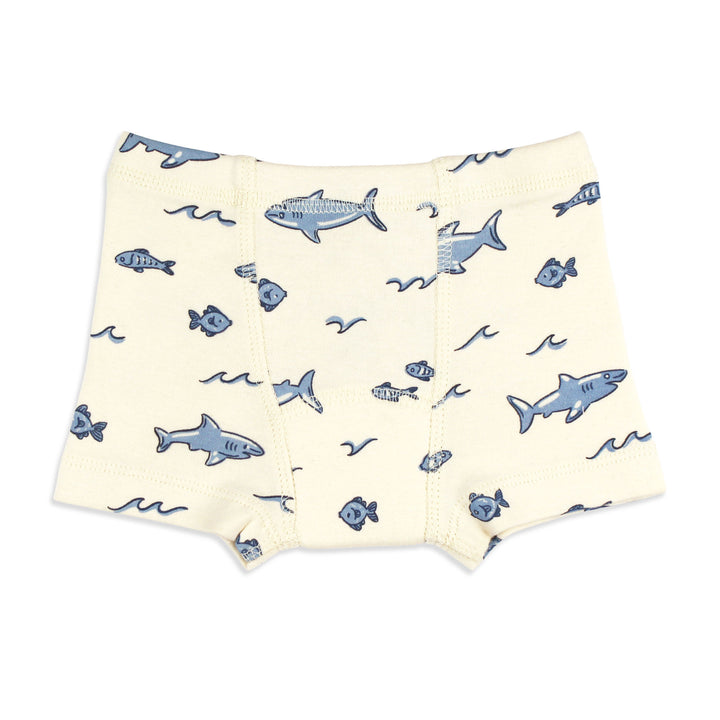 Organic Potty-Training Boxers in Shark.