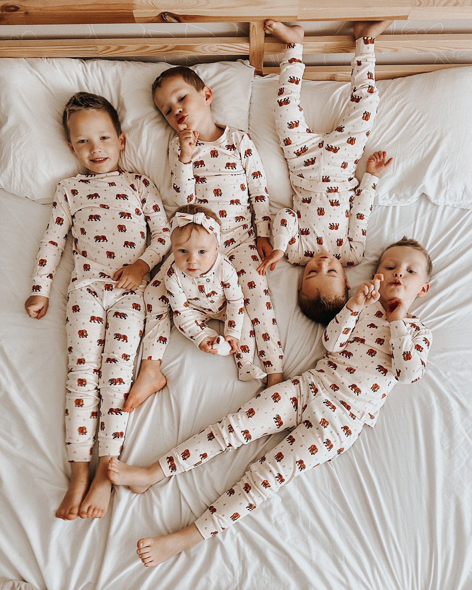 Brown Bear | Kids' Organic PJ Set – L'ovedbaby