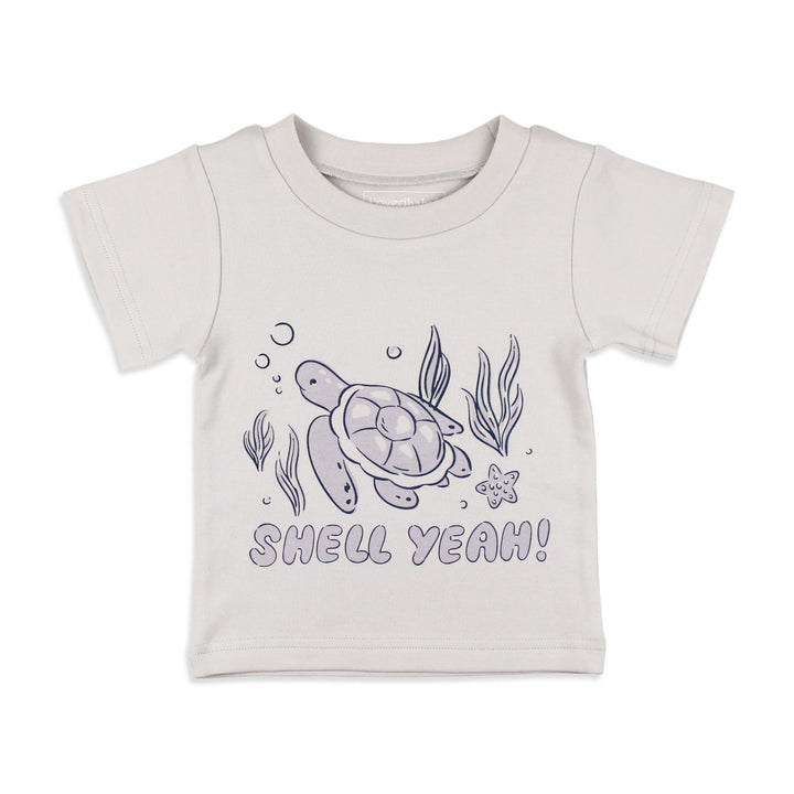 Kids' Organic Boxy Tee in Sea Turtle.