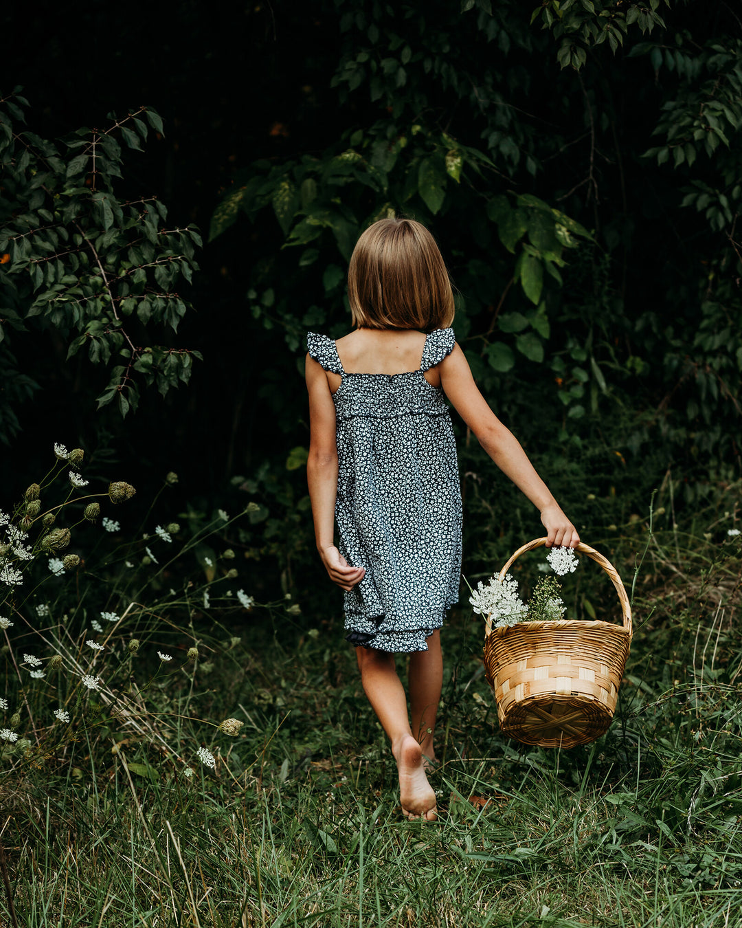 Chia Floral | Organic Muslin Summer Dress 12-18m Chia Floral | Organic Muslin Summer Dress 12-18m