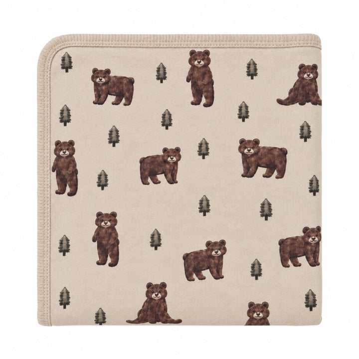 Organic Blanket in Black Bear.