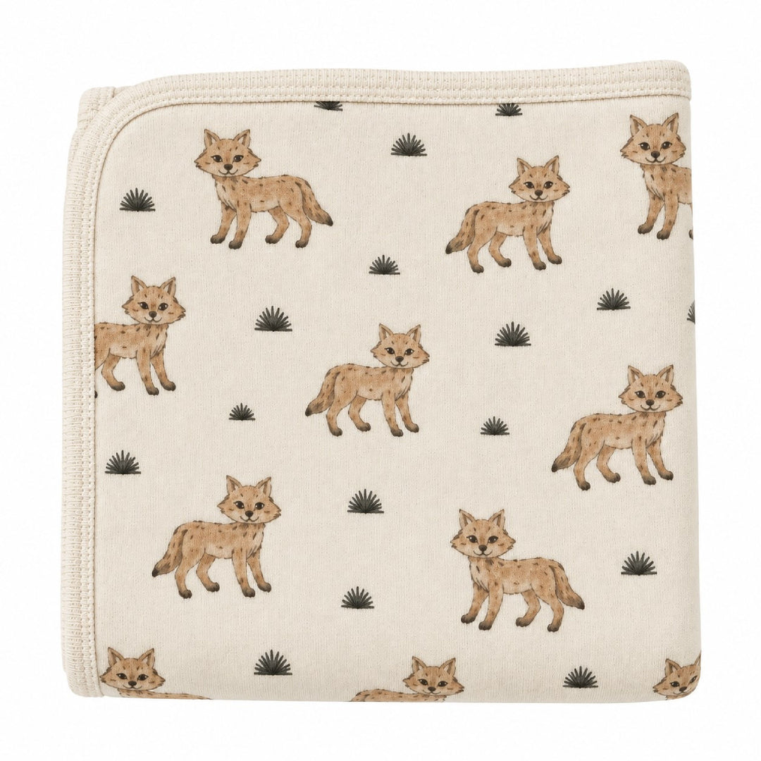 Organic Blanket in Coyote.
