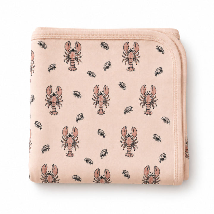 Organic Blanket in Lobster.