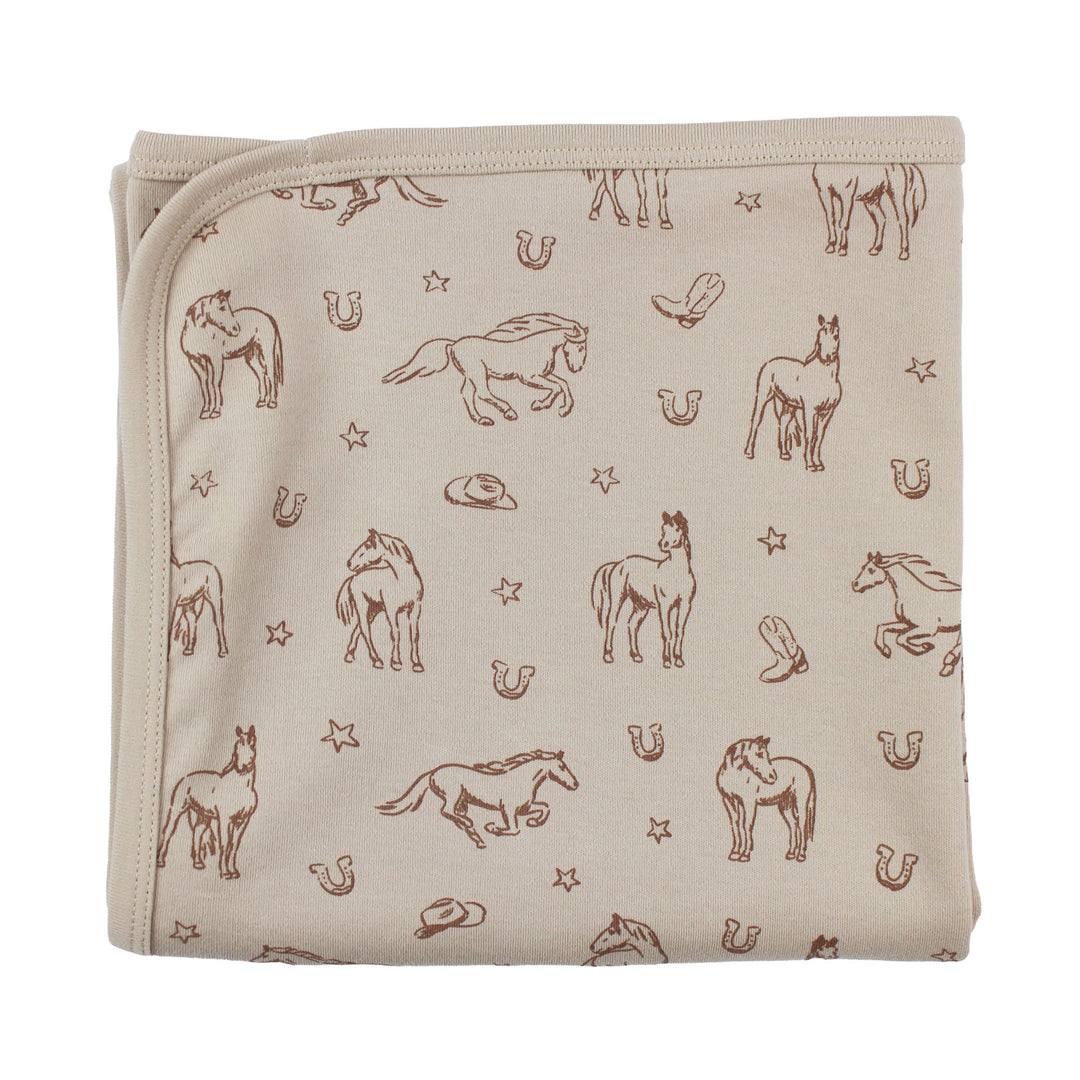 Organic Blanket in Mini Buckaroo.