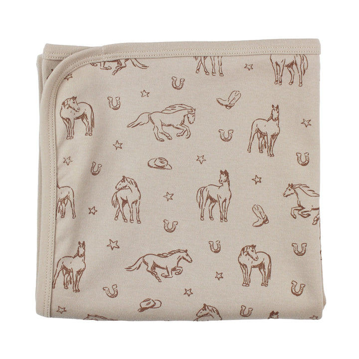 Organic Blanket in Mini Buckaroo.