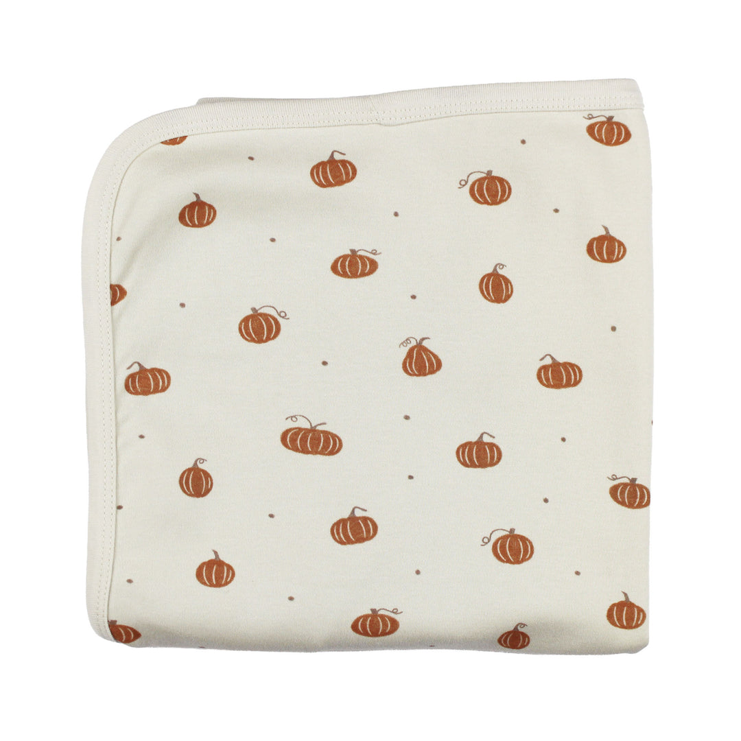 Organic Blanket in Pumpkin Spice.