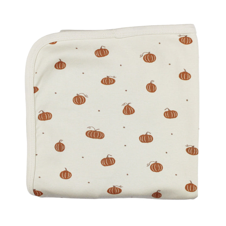 Organic Blanket in Pumpkin Spice.