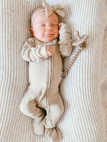 ORGANIC 2-WAY ZIPPER FOOTIE