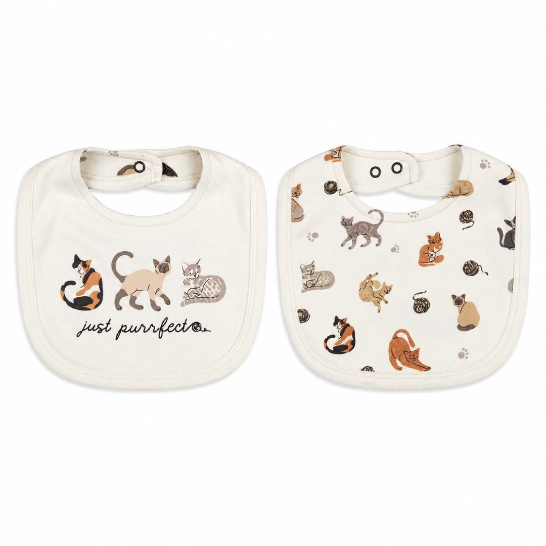 Organic Reversible Bib in 9 Lives.