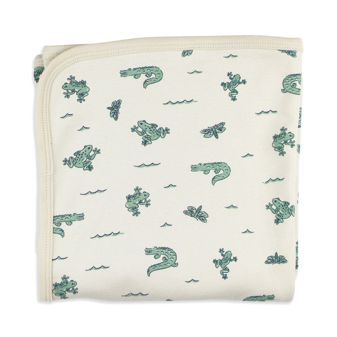 Organic Blanket in Alligator.