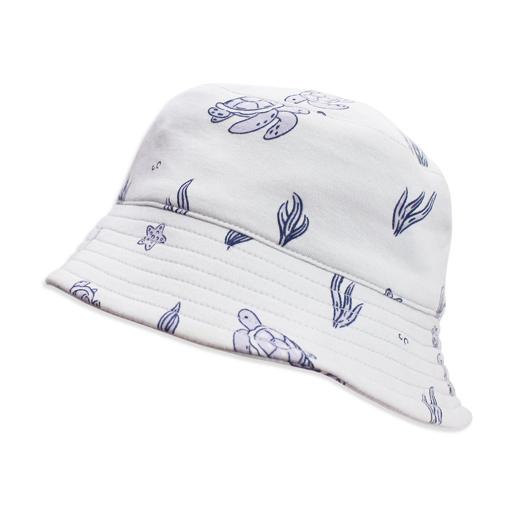 Organic Bucket Hat in Sea Turtle.