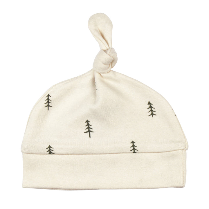 Organic Knotted Hat in Buttercream Tree.