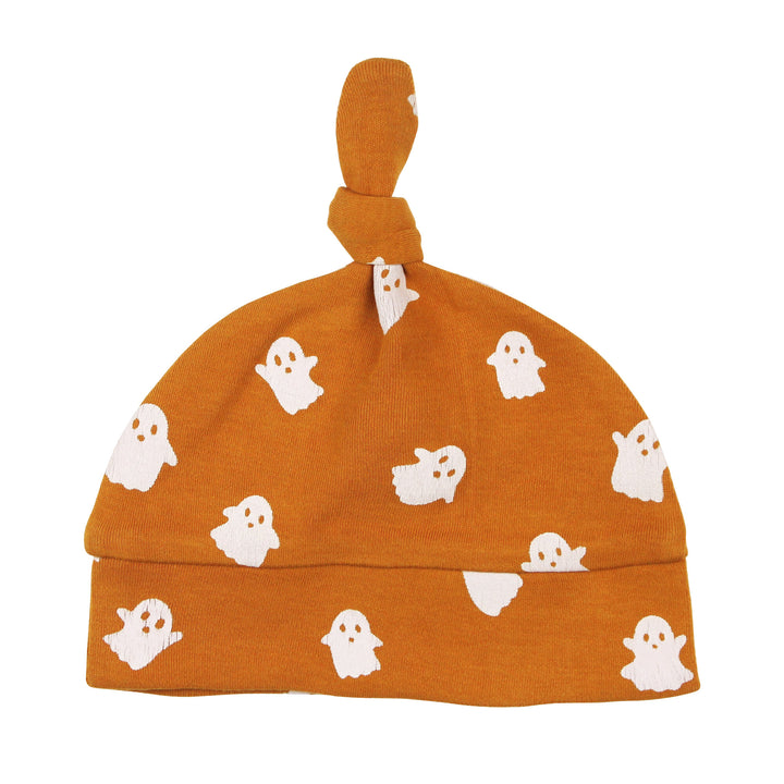 Organic Knotted Hat in Ghosts.