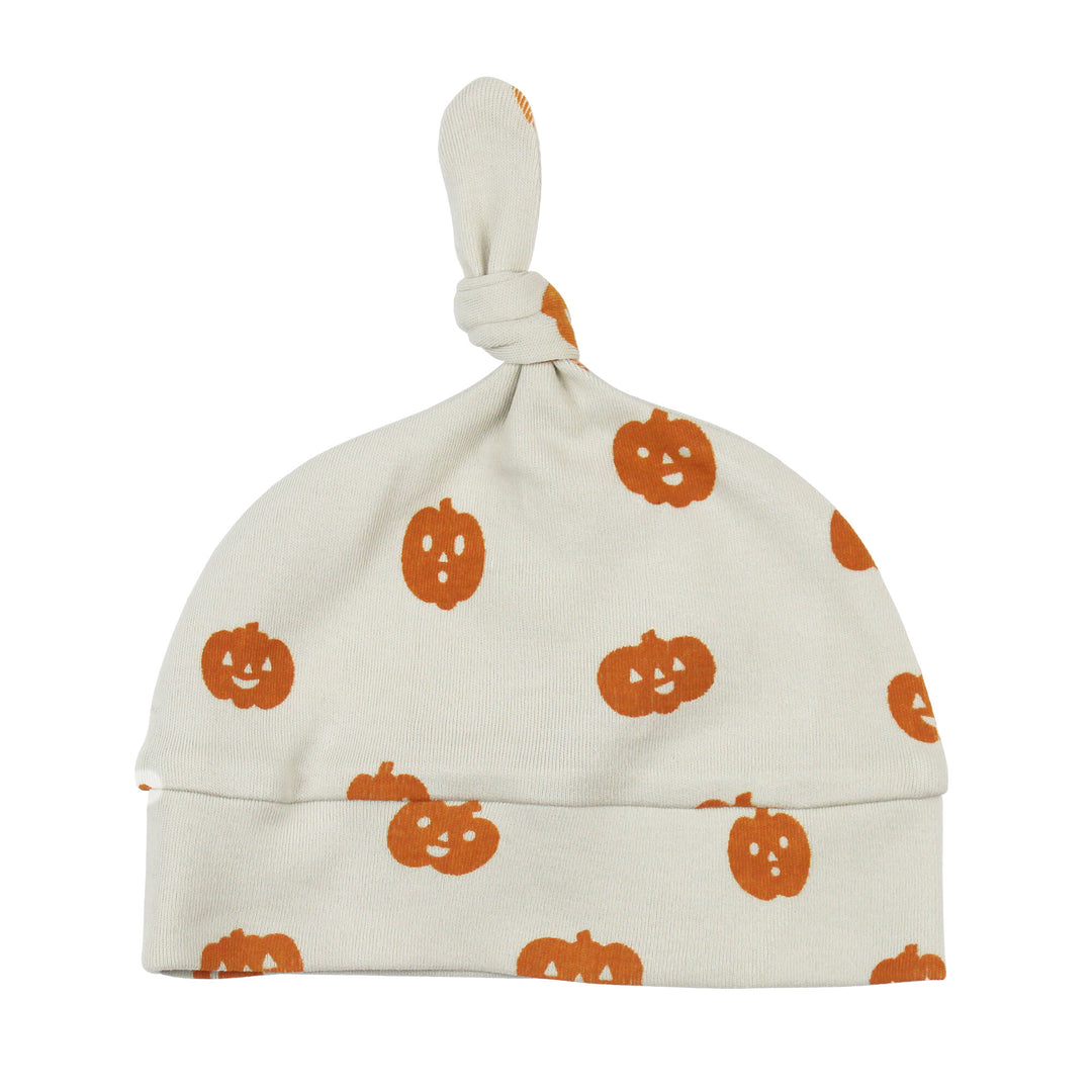 Organic Knotted Hat in Jack-o-Lanterns.