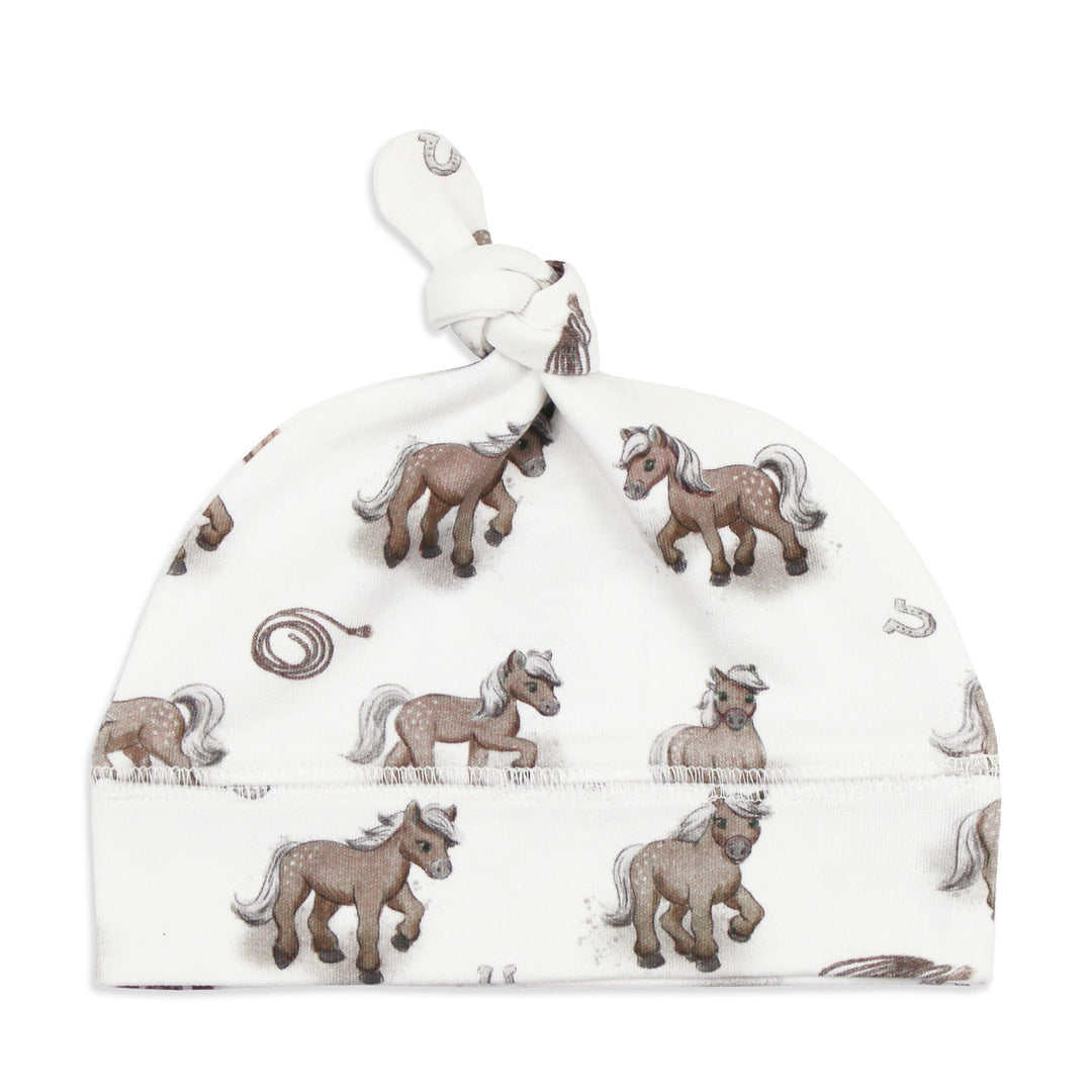 Organic Knotted Hat in Little Lasso.