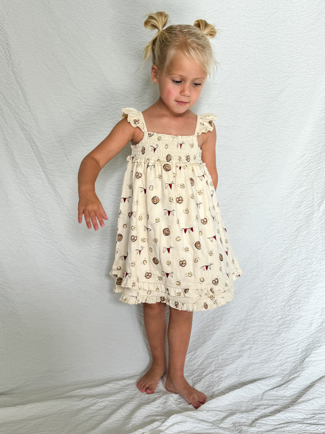 Game Day | Organic Smocked Summer Dress 18-24m Game Day | Organic Smocked Summer Dress 18-24m