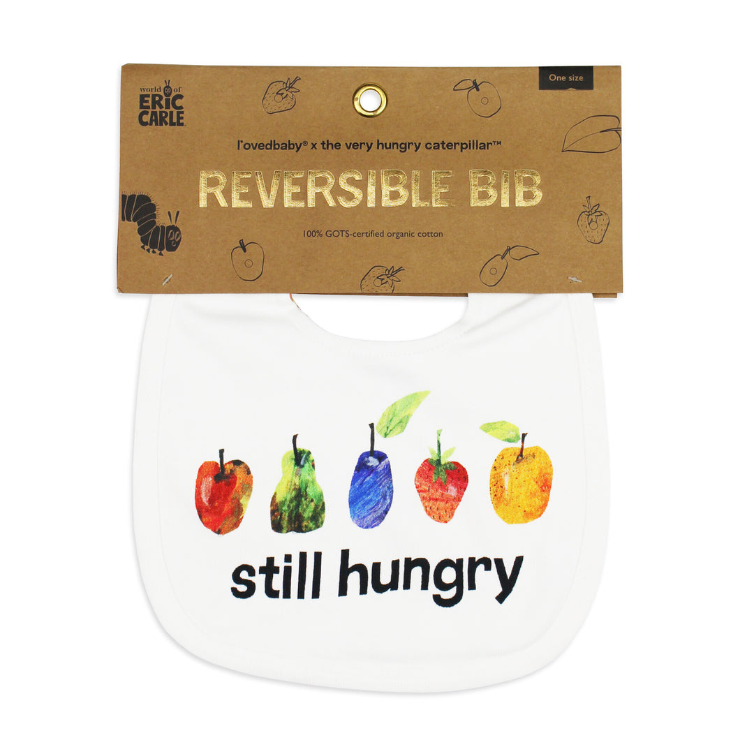 Packaging for Organic 2-Layer Reversible Bib in Fruit.