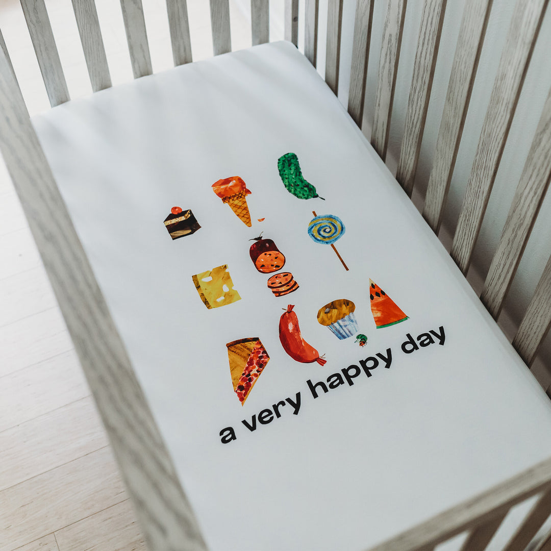 Organic Crib Sheet 2-Pack in Happy Day Success