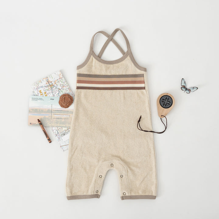Organic Terry Cloth Overall in Neutrals