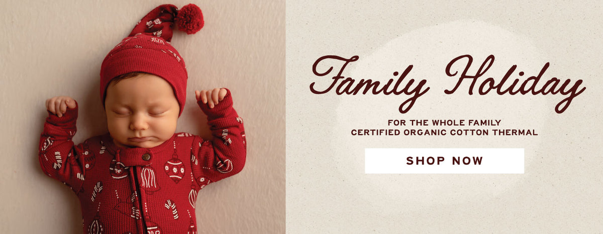Family Holiday - Certified Organic Cotton Thermal - Shop Now